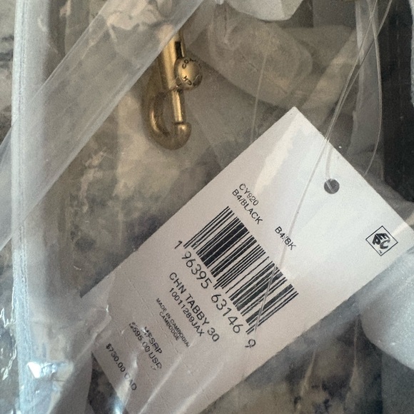 Coach Black Tabby Shoulder Bag with Gold Chain - Picture 5 of 6